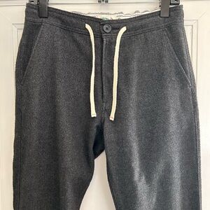 Wellen Wool Blend Pants Men’s Small Charcoal Gray
